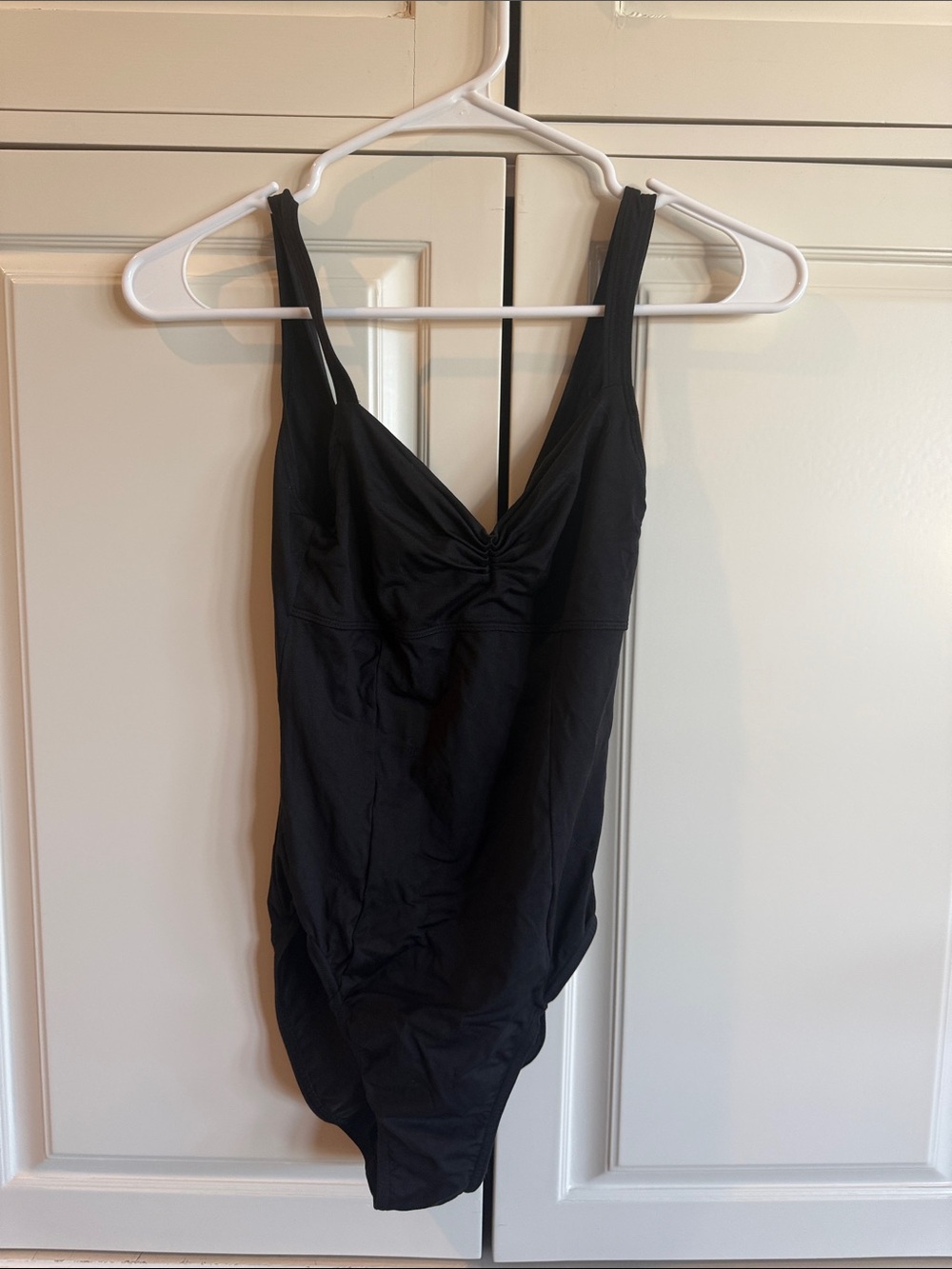 Bloch Black V-Neck Tank Bodysuit